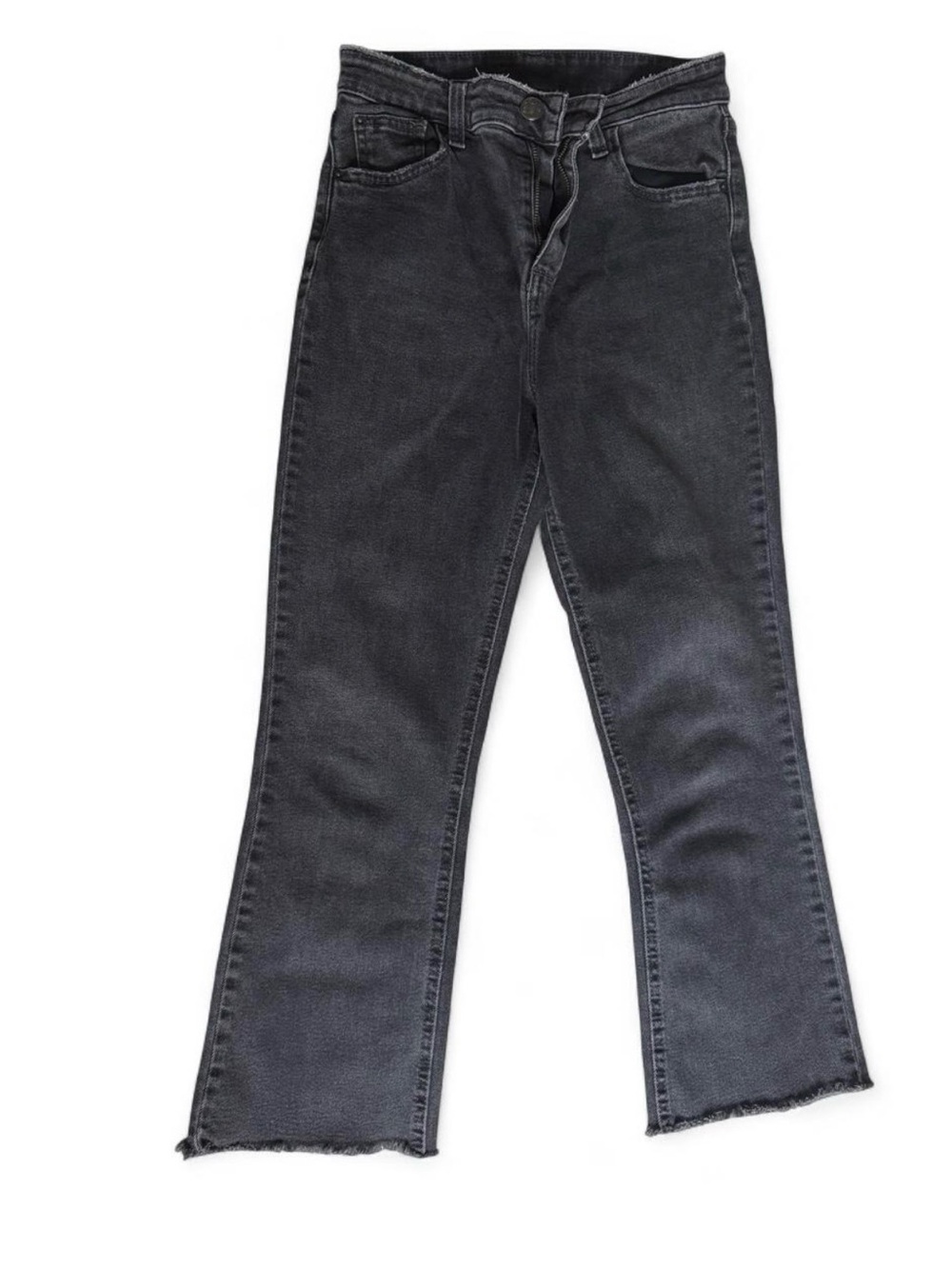 Urban Outfitters Black High-Rise Straight Jeans